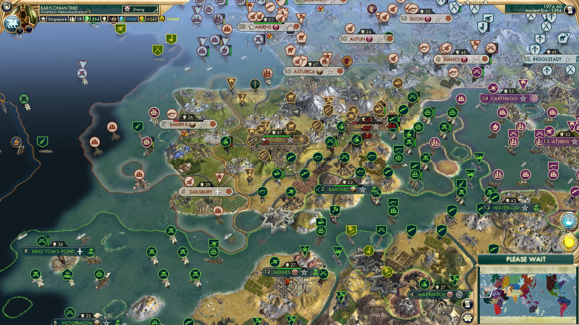 CBR In-Game Screenshot of Driven against the wall