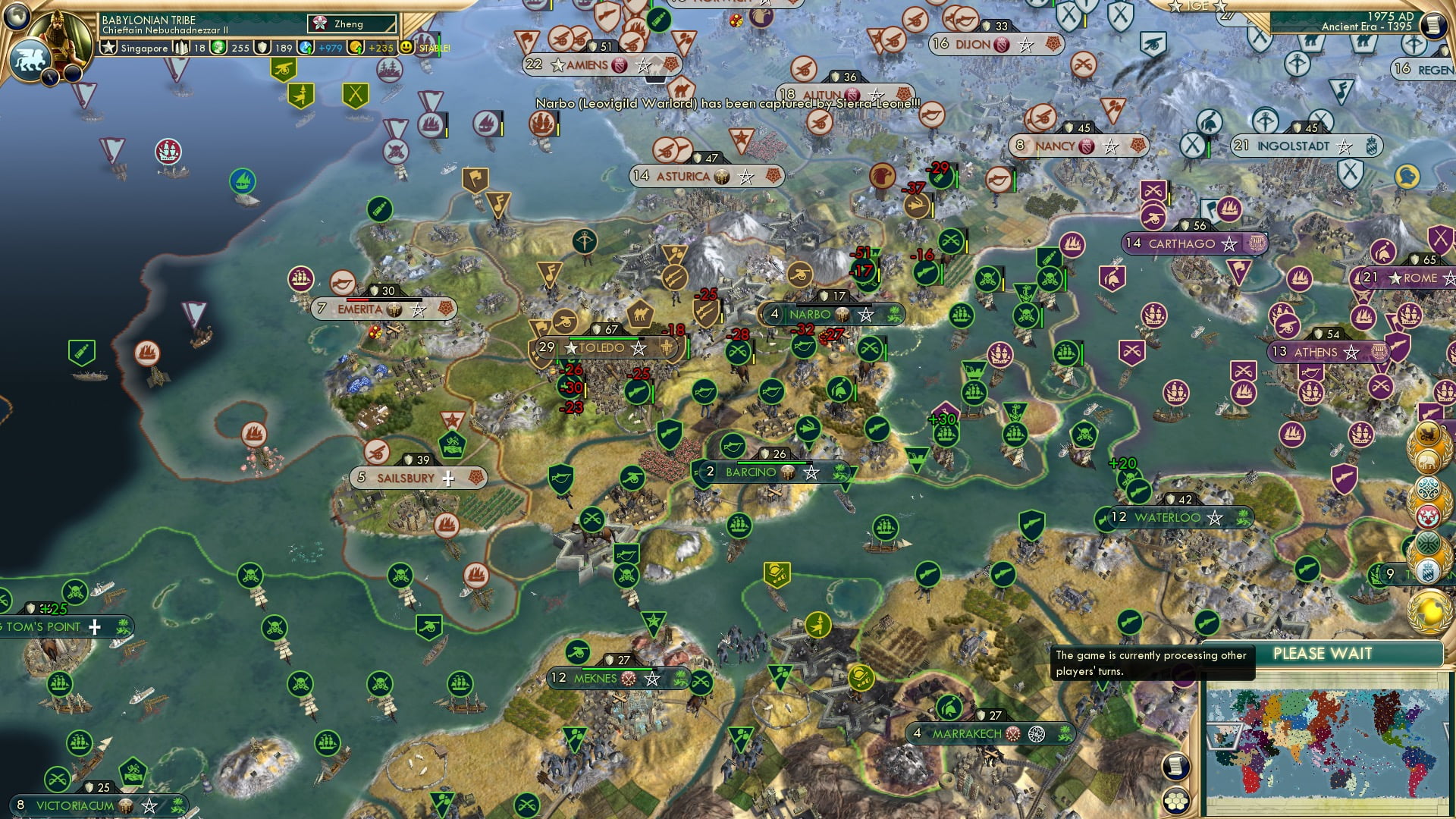 CBR In-Game Screenshot of Waiting for the end