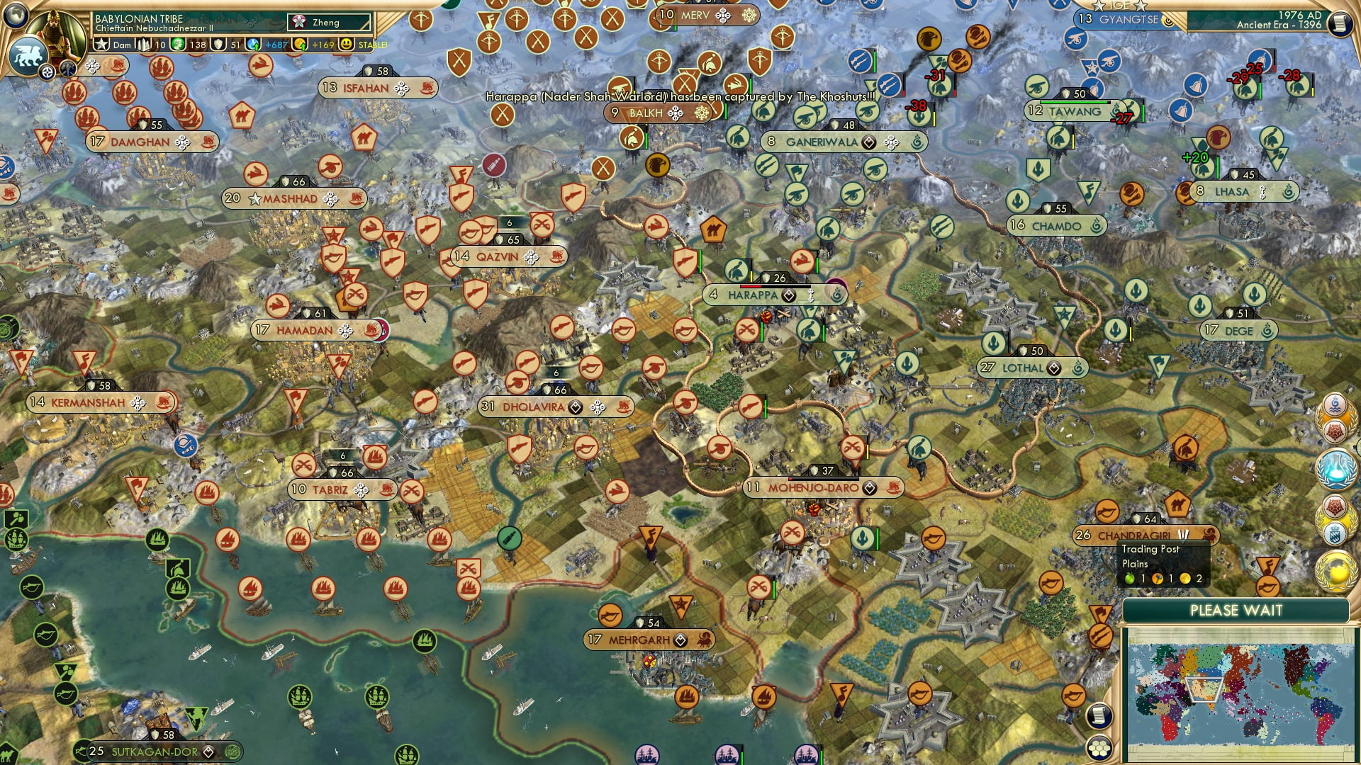 CBR In-Game Screenshot of Remember Harappa was a civ?
