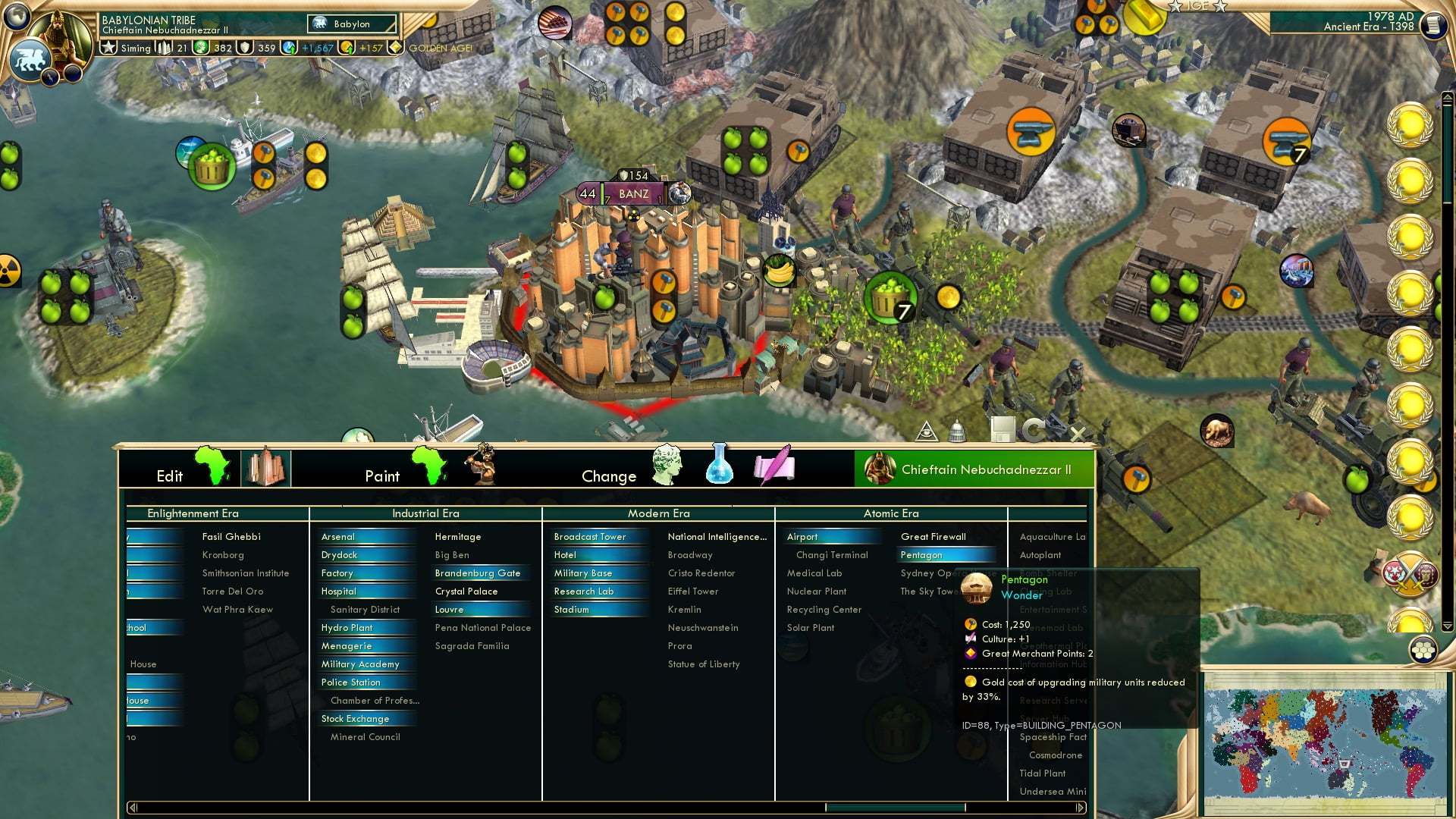 CBR In-Game Screenshot of Gearing for total domination