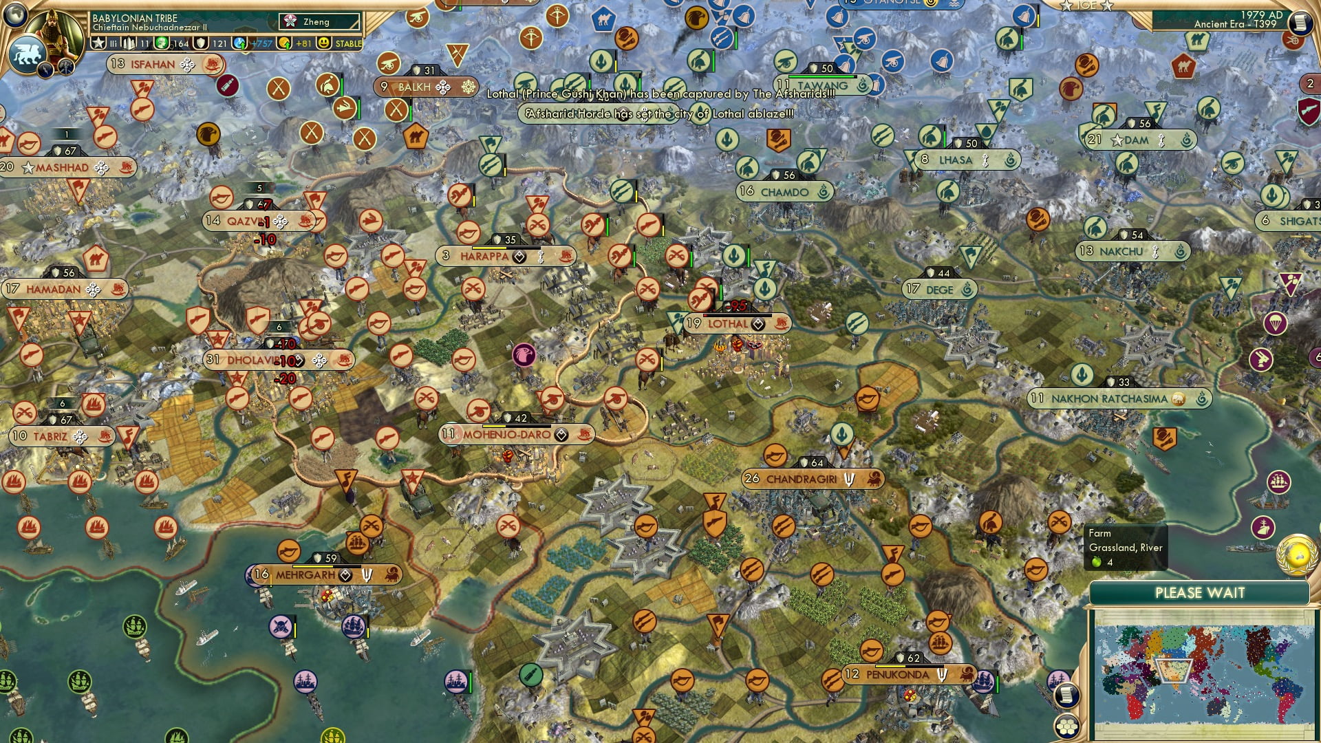 CBR In-Game Screenshot of Pushed back in a corner