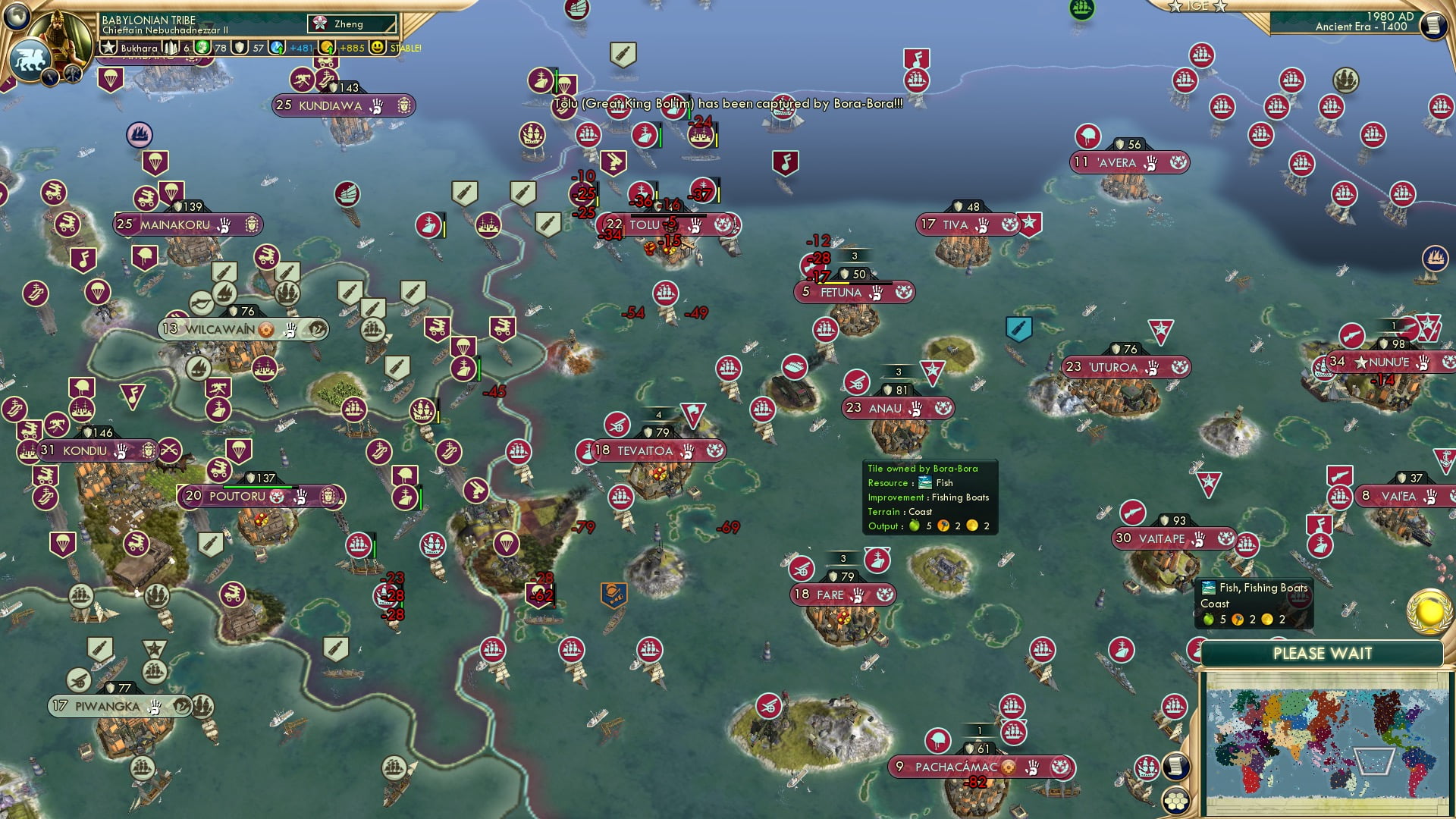 CBR In-Game Screenshot of Tolu Talk