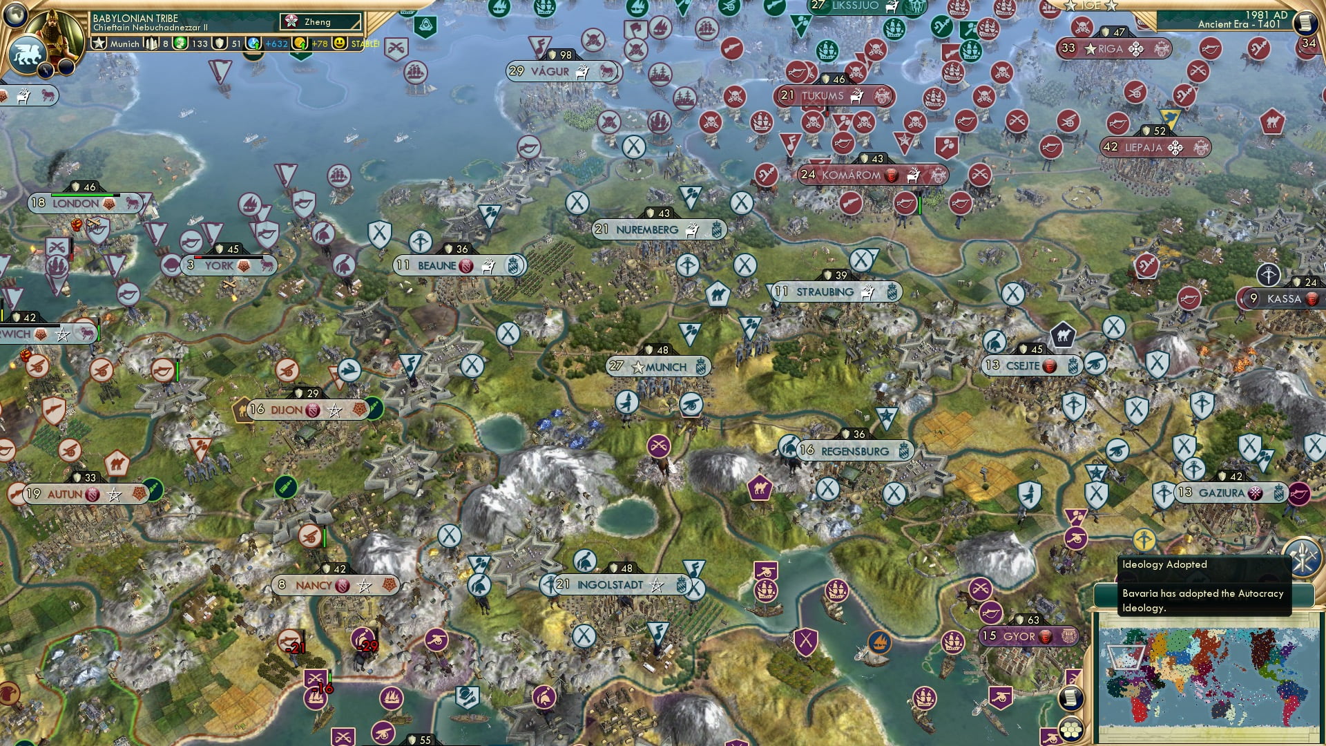 CBR In-Game Screenshot of But think of all the palaces he can build!