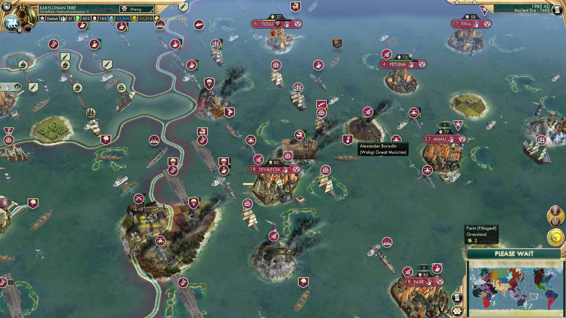 CBR In-Game Screenshot of Music in high waters