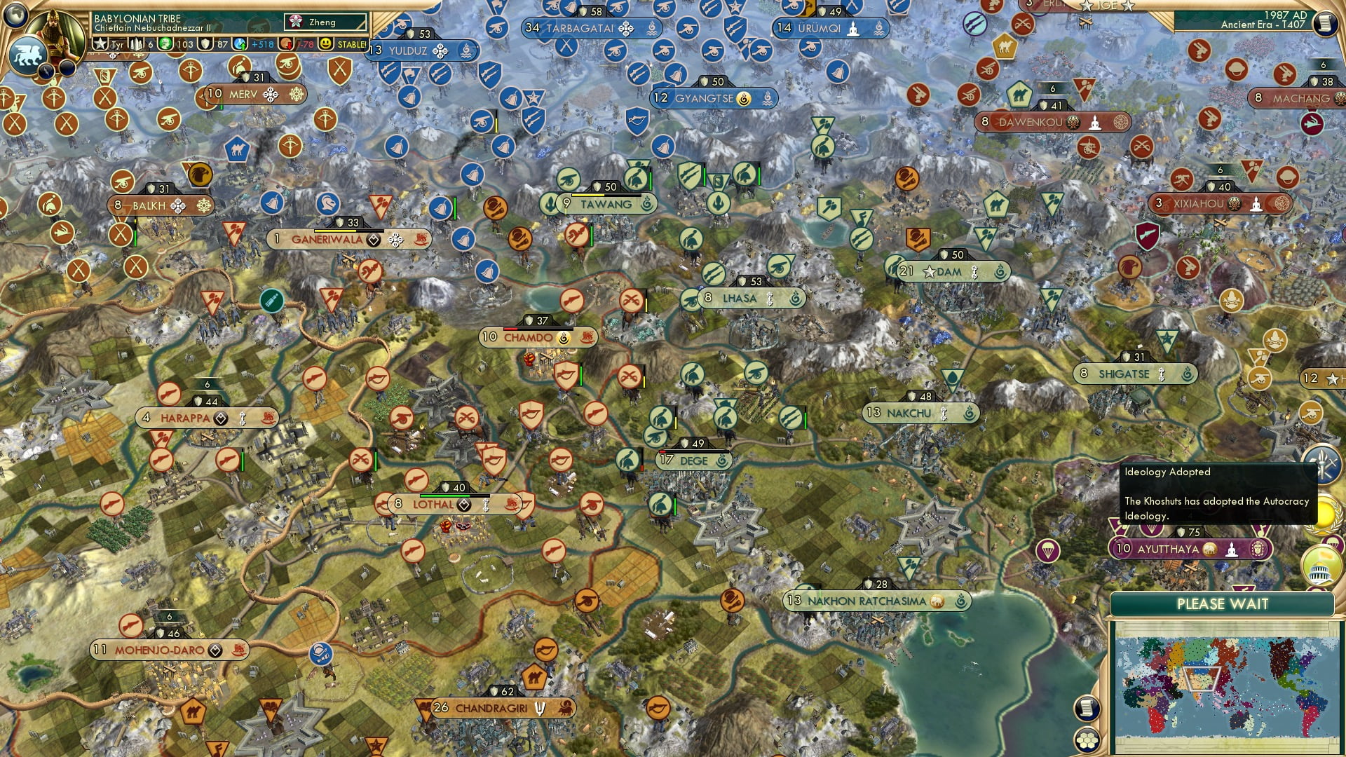 CBR In-Game Screenshot of Oh, Gushi, what have you become?