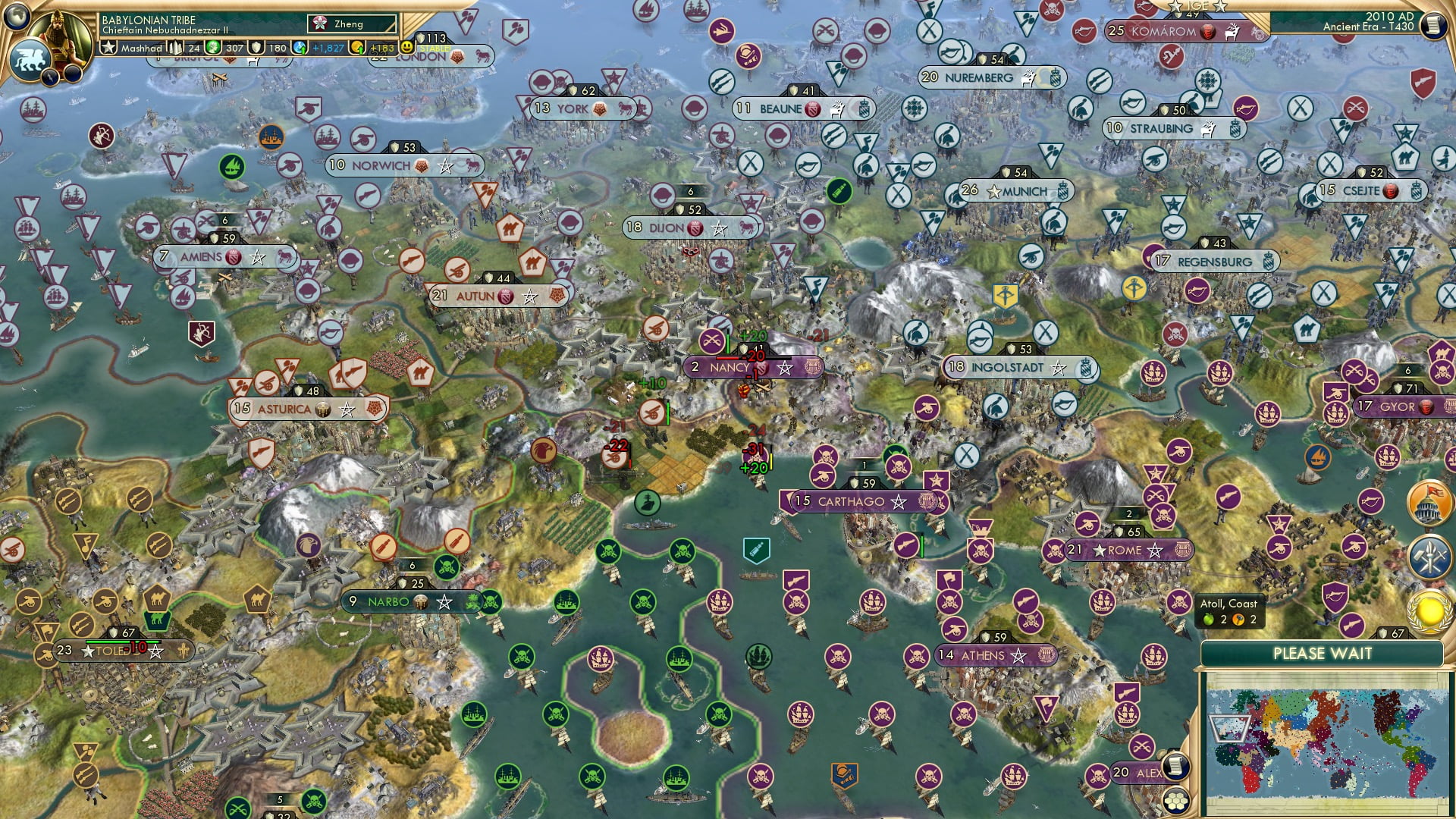 CBR In-Game Screenshot of The Piedmont Campaign
