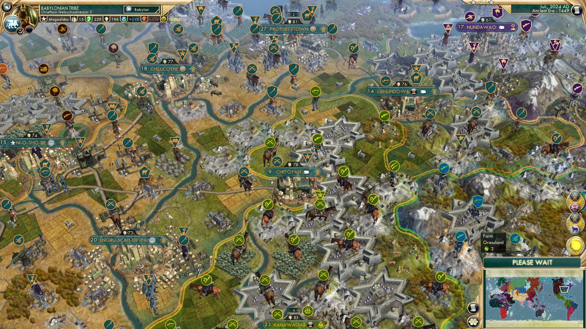 CBR In-Game Screenshot of A Land of Plenty