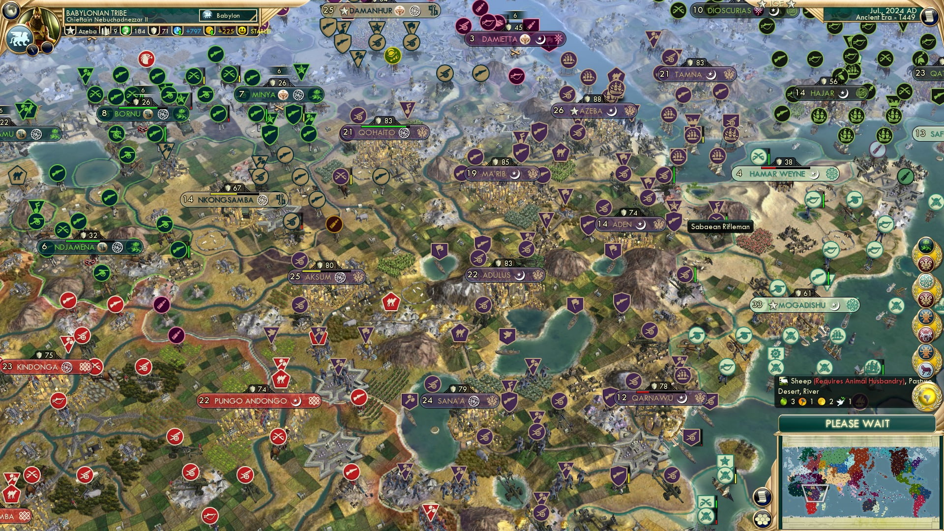 CBR In-Game Screenshot of Tainted Peace