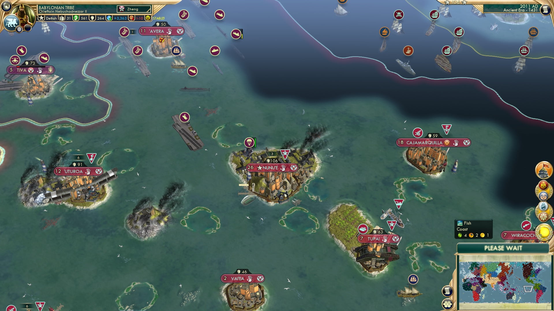 CBR In-Game Screenshot of Fire Coming out of Otemanu’s Head