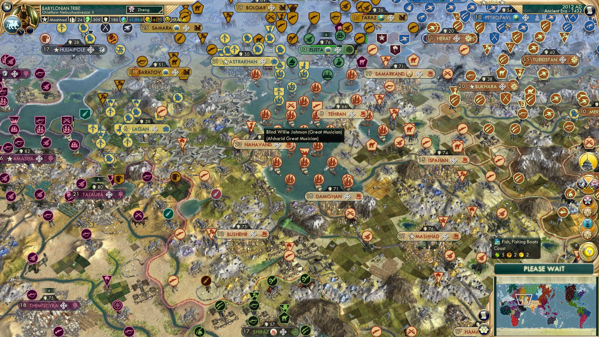 CBR In-Game Screenshot of Nader’s Blues