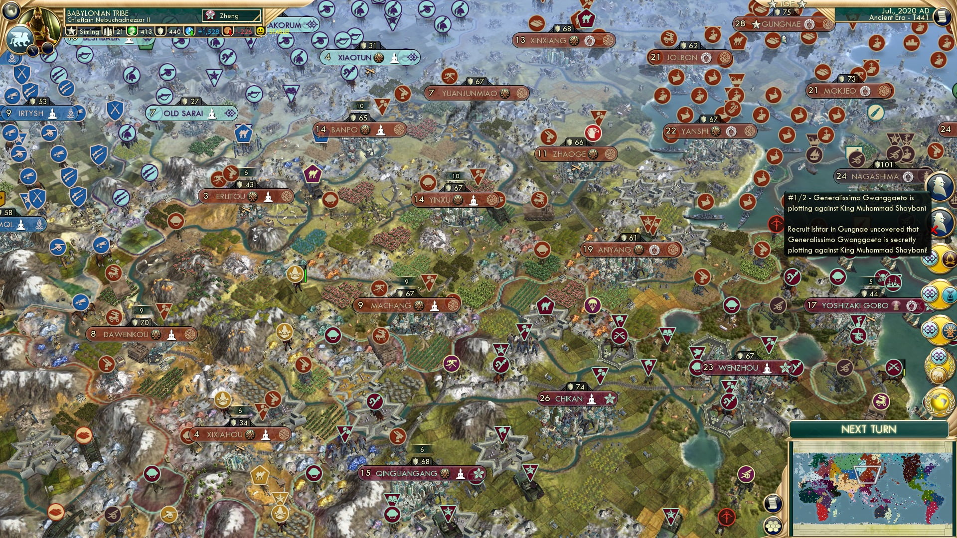 CBR In-Game Screenshot of Gwanggaeto’s Envy