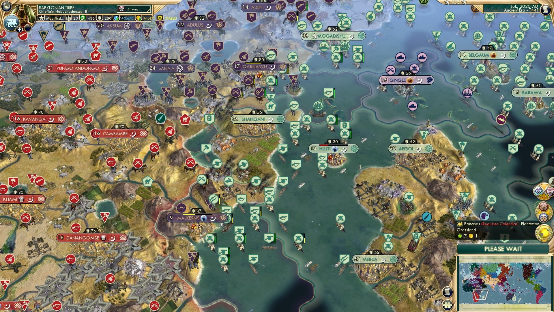 CBR In-Game Screenshot of Mixed Messages