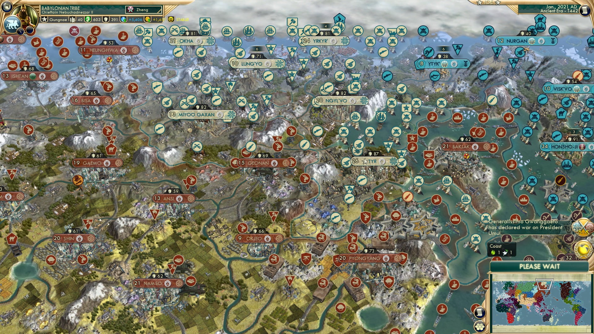 CBR In-Game Screenshot of The Sword of Damacles was hanging over Tyr’s head…