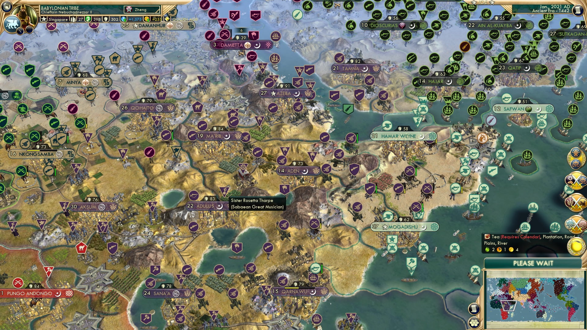 CBR In-Game Screenshot of Does Queen Makeda have Soul Sister cred?