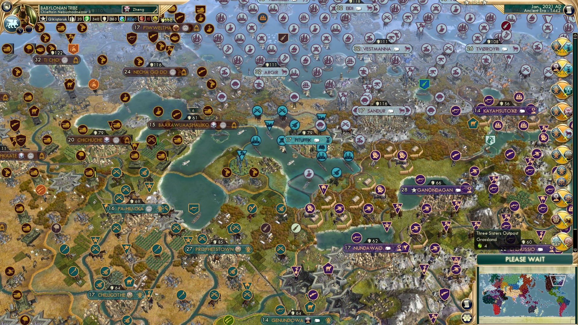 CBR In-Game Screenshot of A Messy Continent
