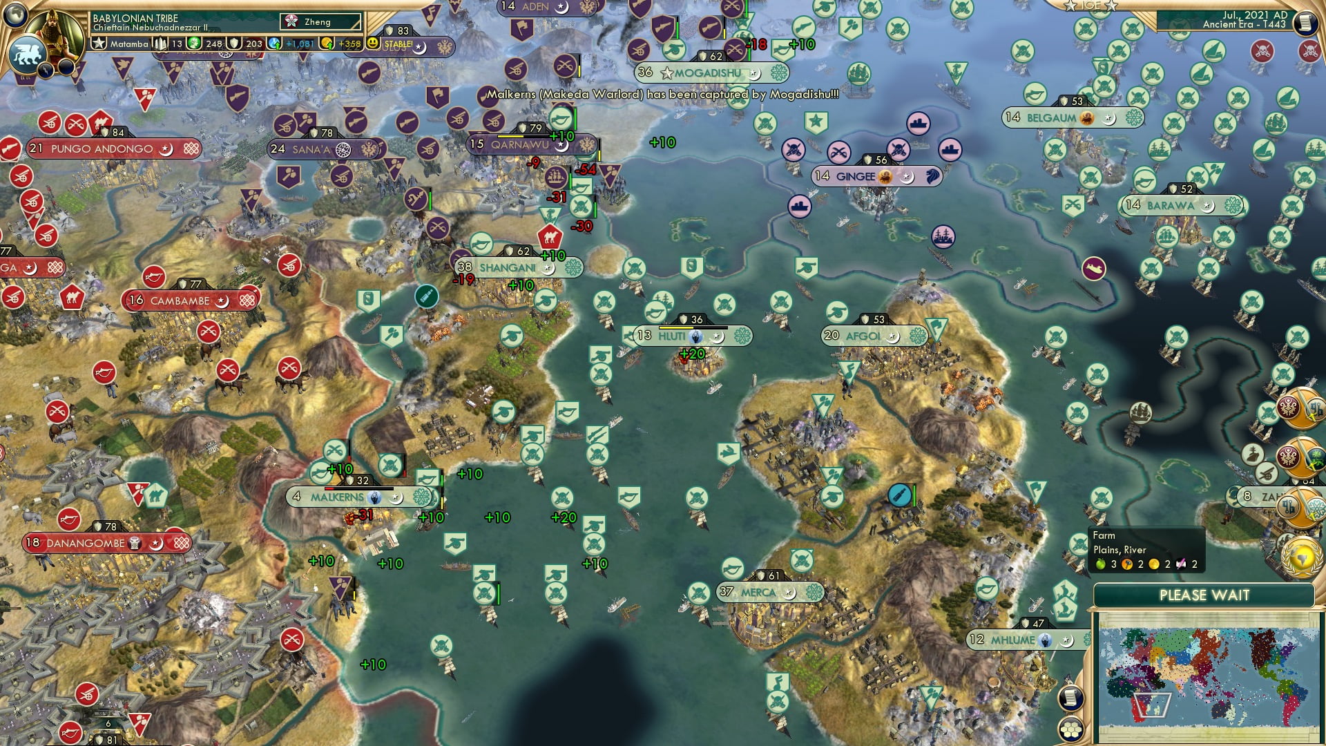 CBR In-Game Screenshot of A Discordant Quartet