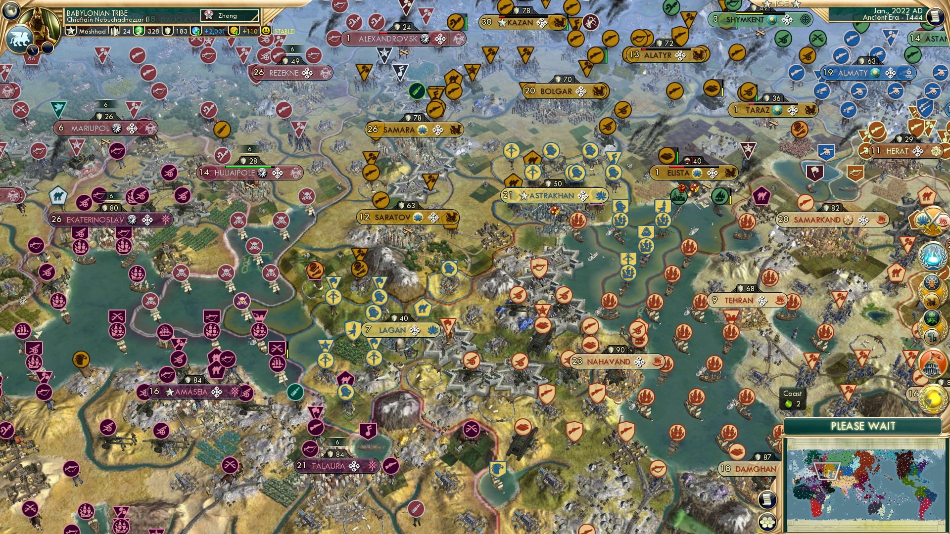 CBR In-Game Screenshot of Why did Damocles leave all these swords hanging?!