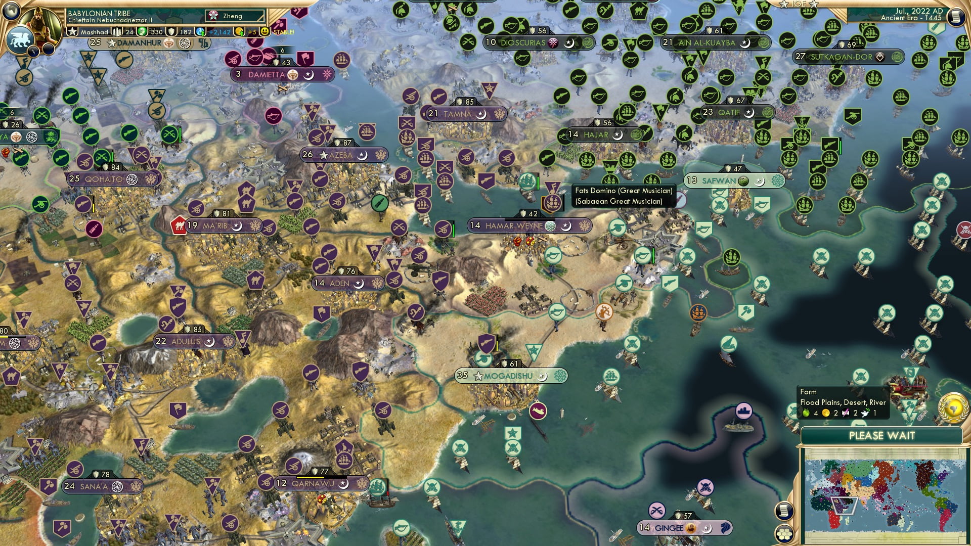 CBR In-Game Screenshot of Priorities