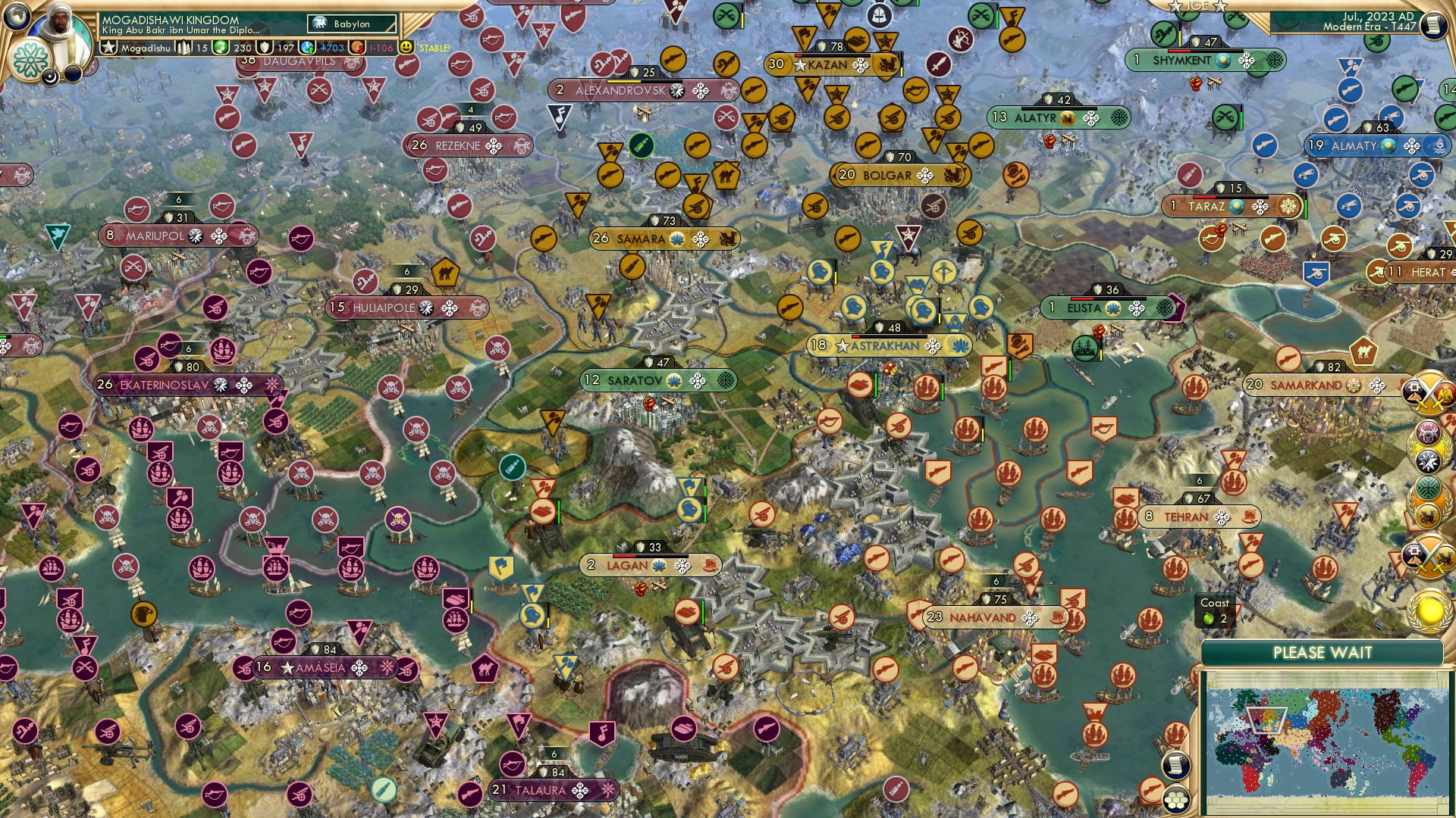 CBR In-Game Screenshot of Saratov, City of Surrender