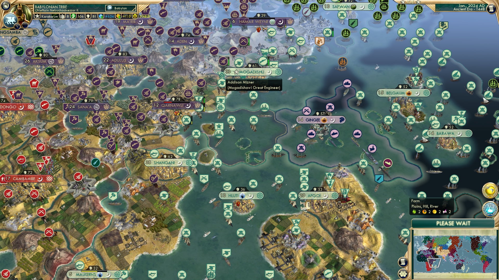 CBR In-Game Screenshot of Comparative Advantages