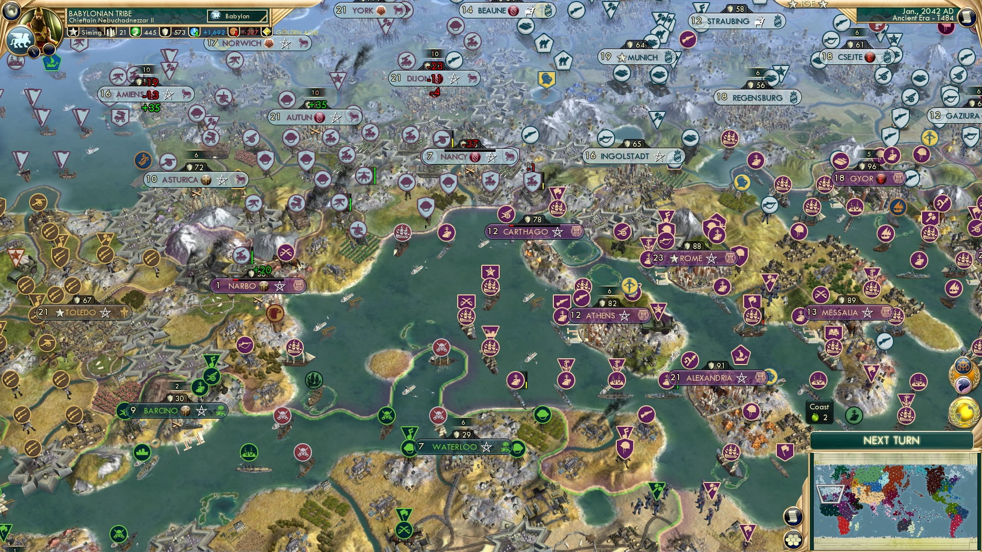 CBR In-Game Screenshot of Faroese intervention