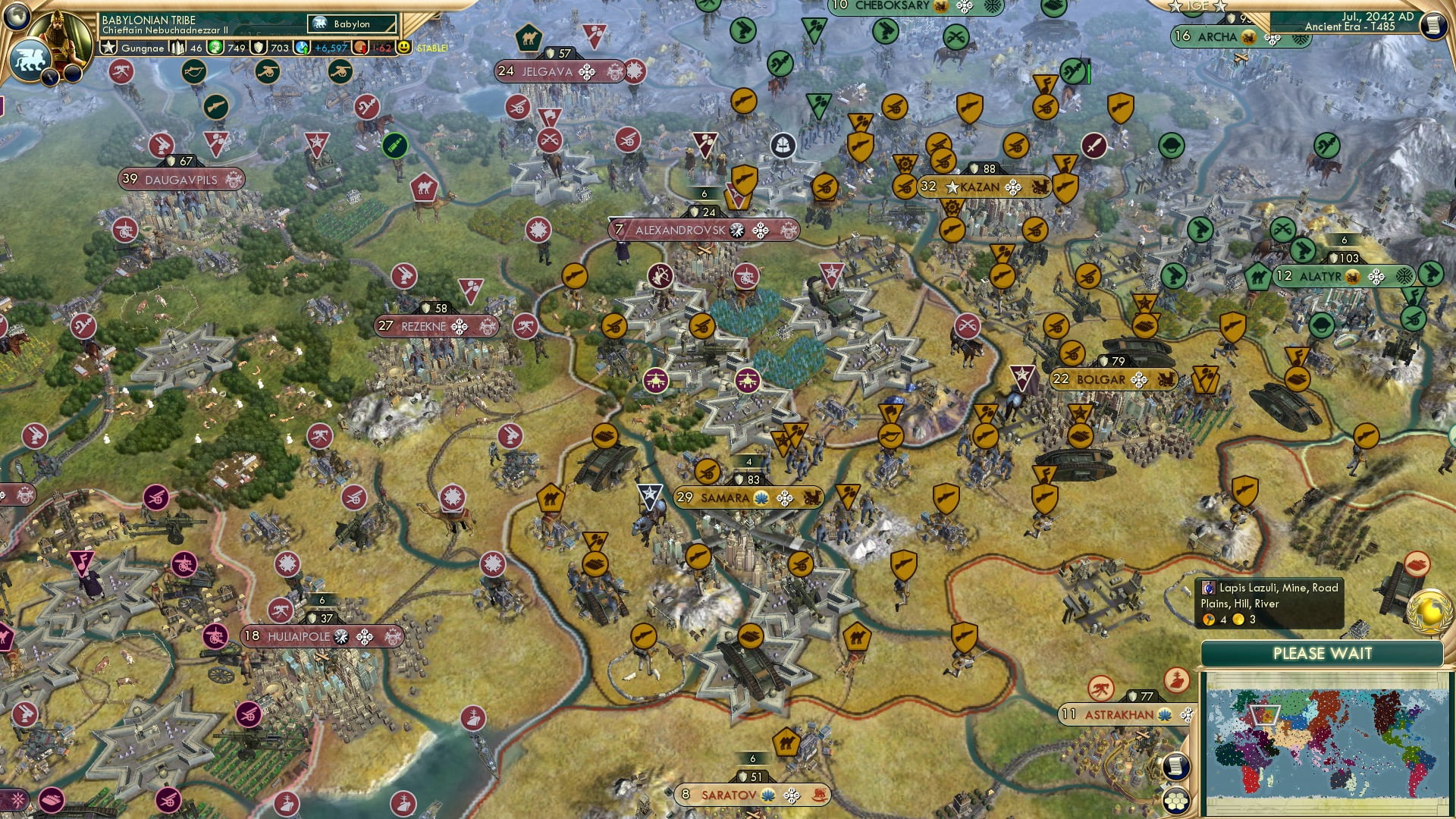 CBR In-Game Screenshot of Steppe Intermission