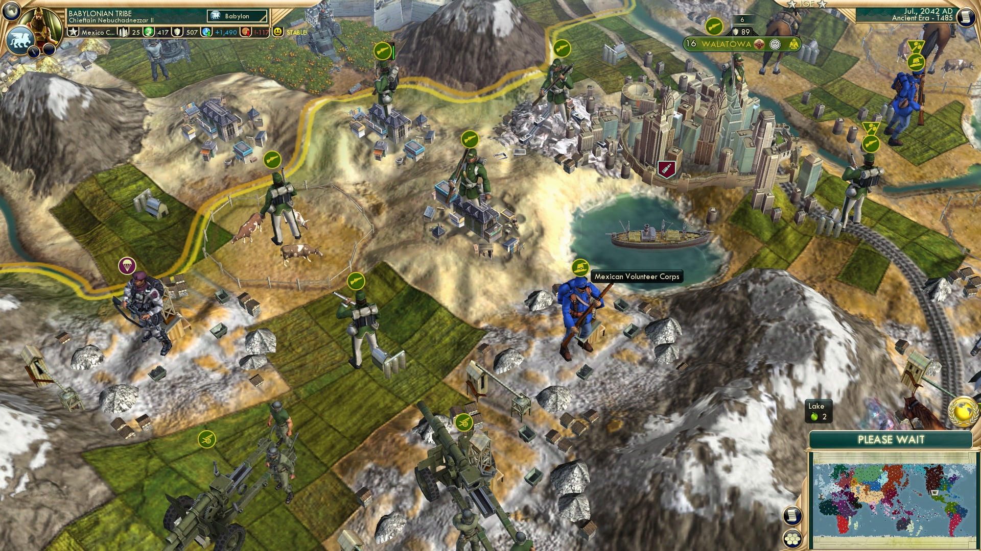 CBR In-Game Screenshot of War on Two Fronts PT2