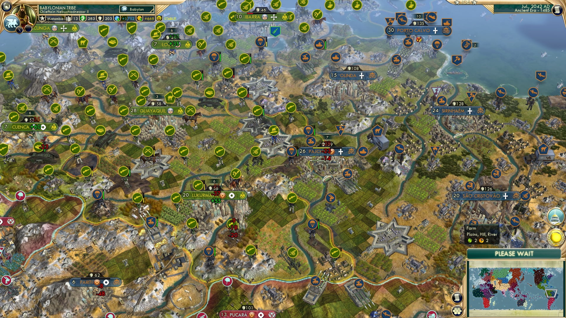 CBR In-Game Screenshot of The Southern Front