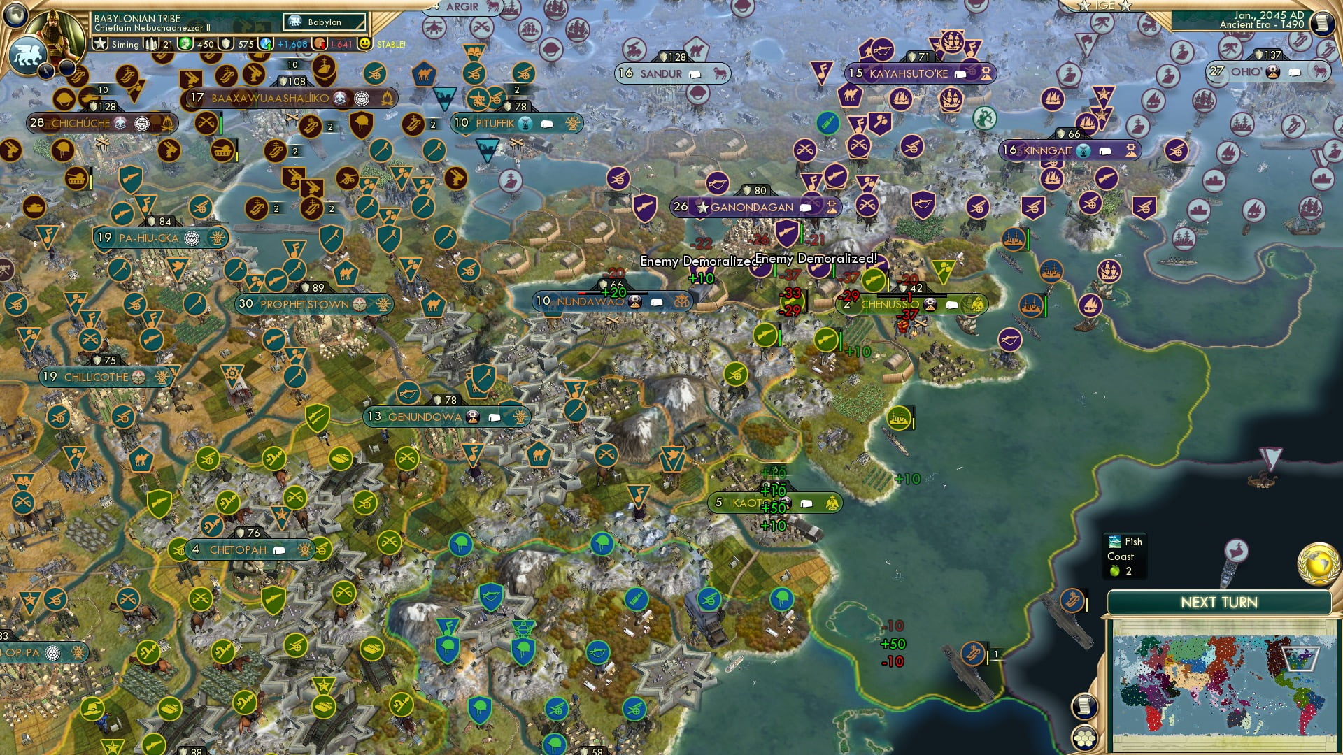 CBR In-Game Screenshot of Atlantic Chaos