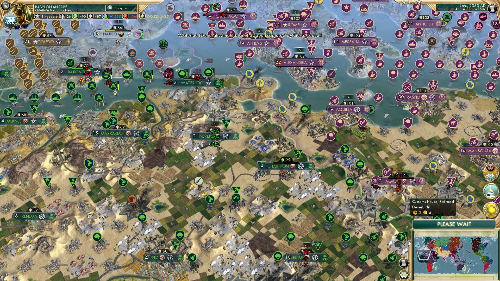 CBR In-Game Screenshot of The Second Mediterranean War PT2