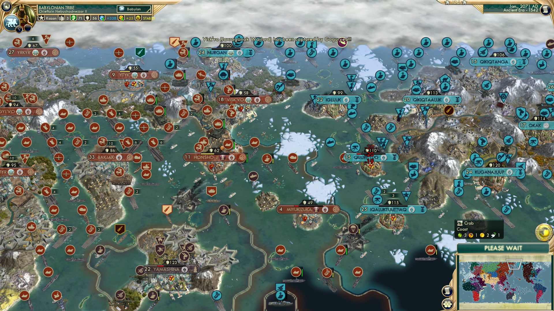 CBR In-Game Screenshot of Troubled Waters