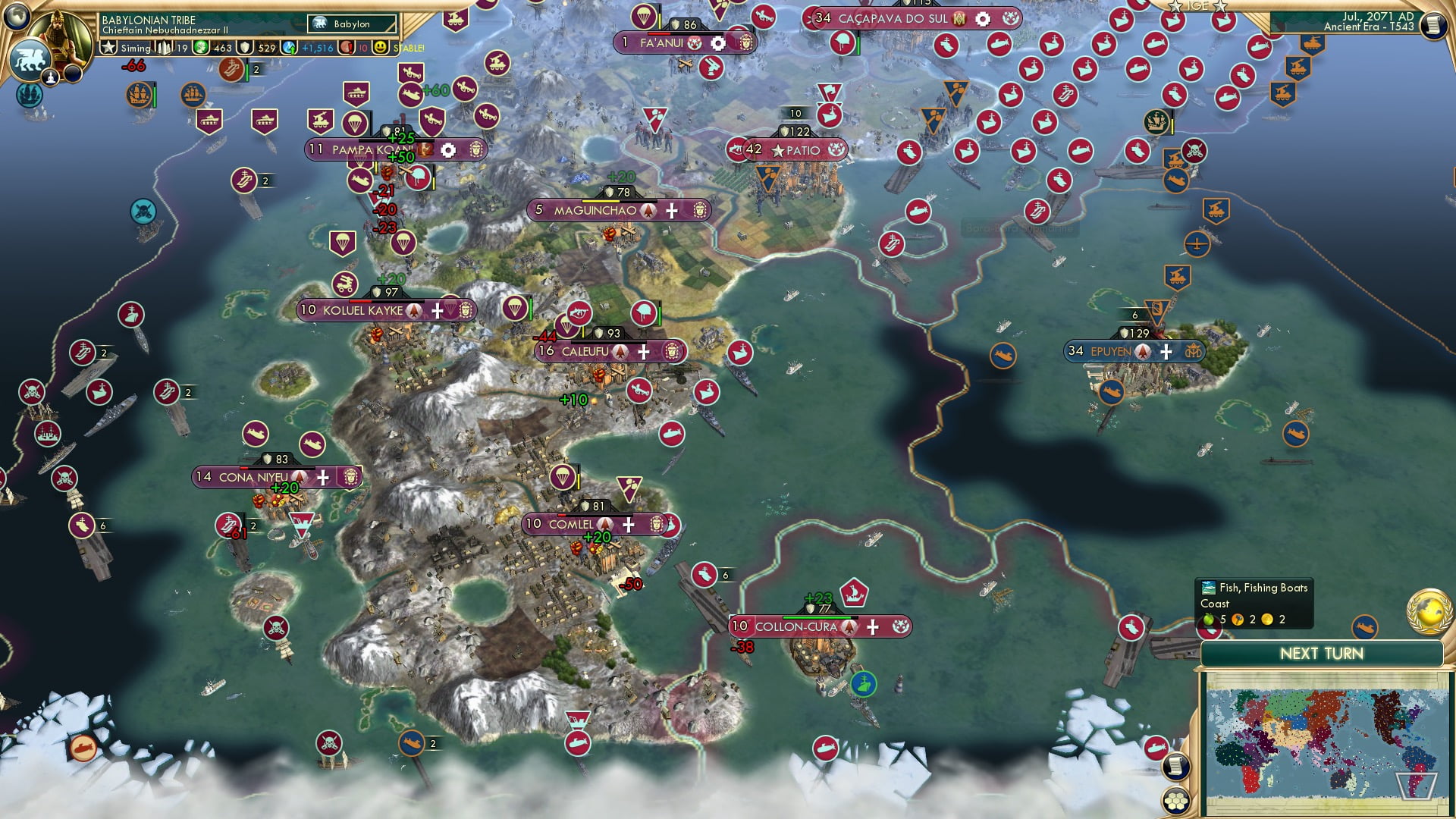 CBR In-Game Screenshot of Wahging the Tail