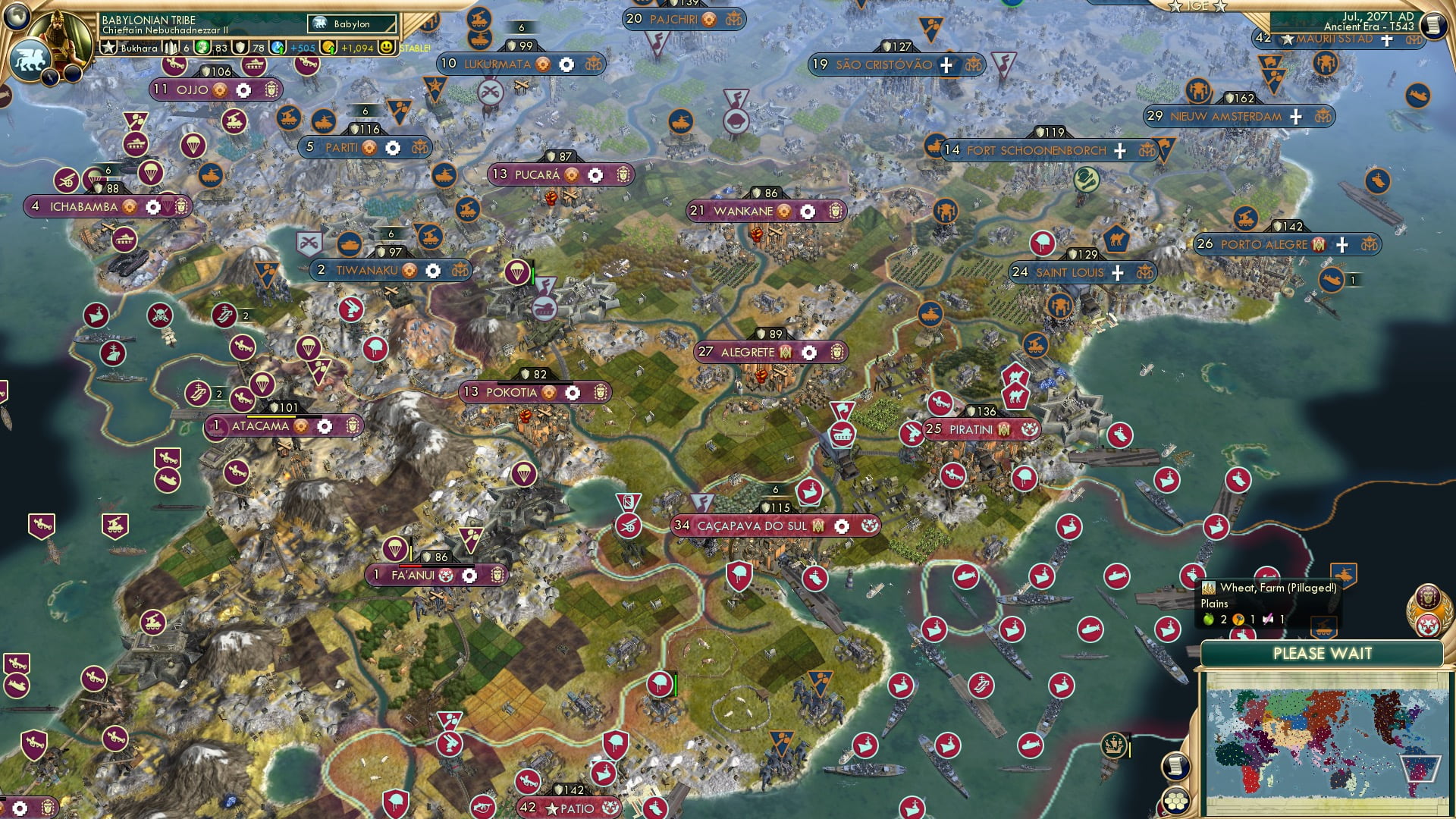 CBR In-Game Screenshot of Peace in our time