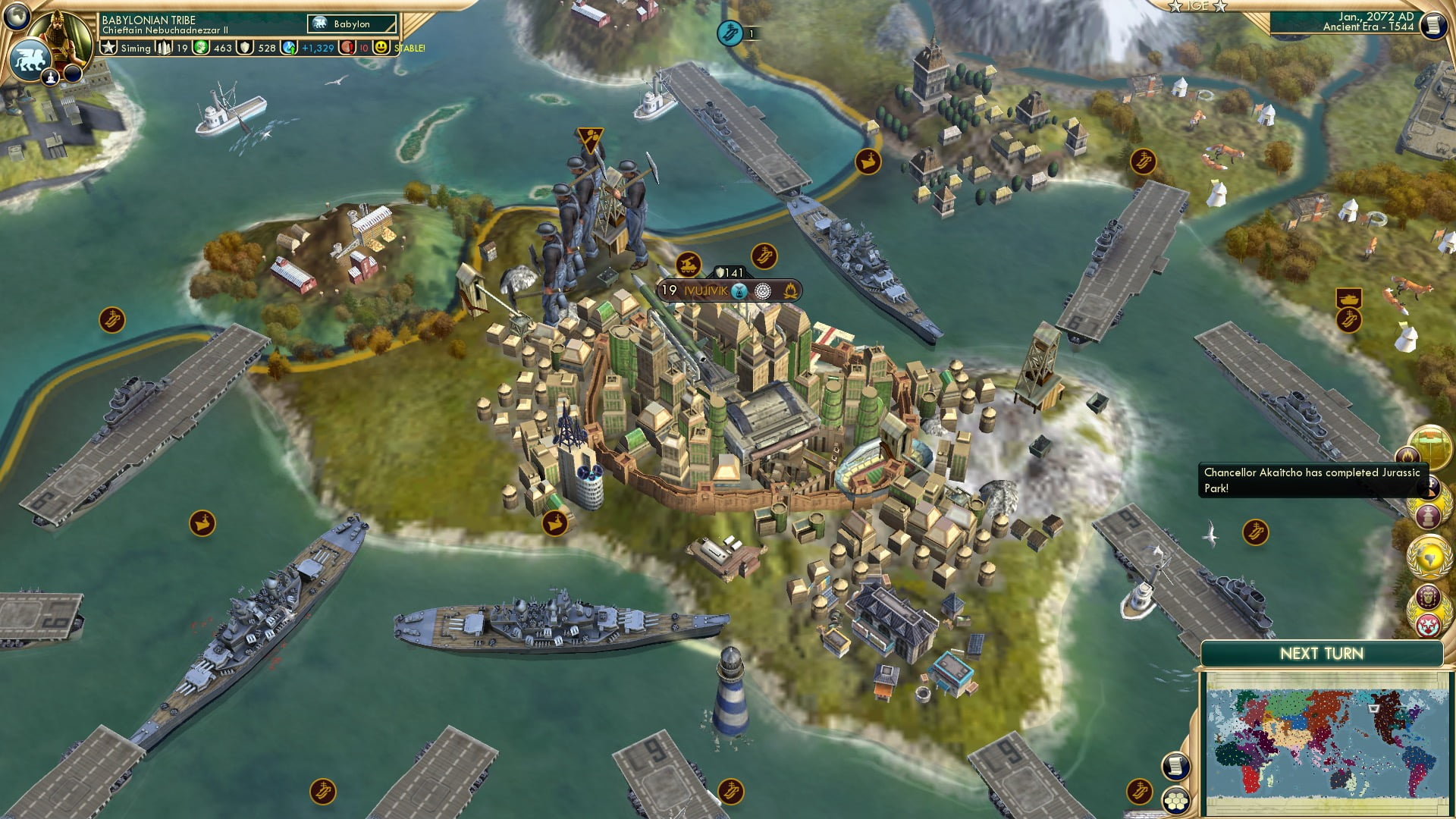 CBR In-Game Screenshot of Bread & Jurassices