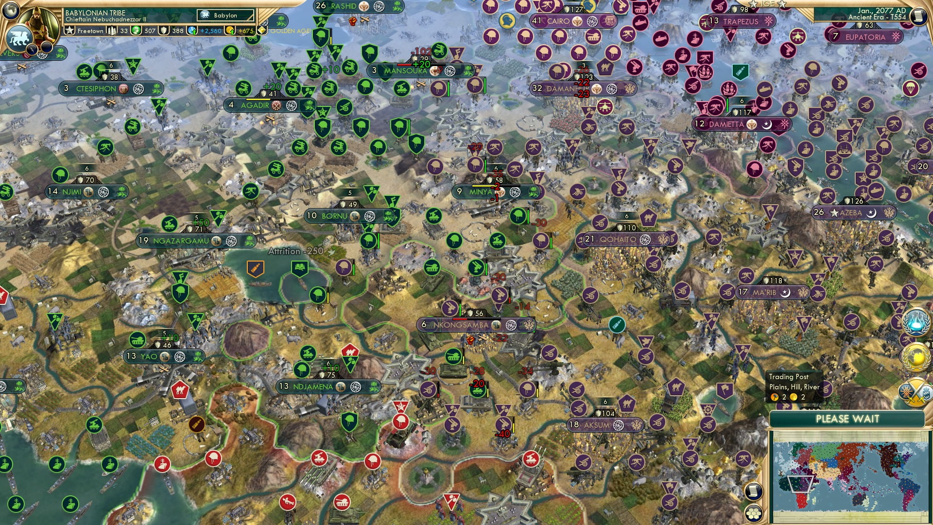 CBR In-Game Screenshot of Poor planning gets you poor results