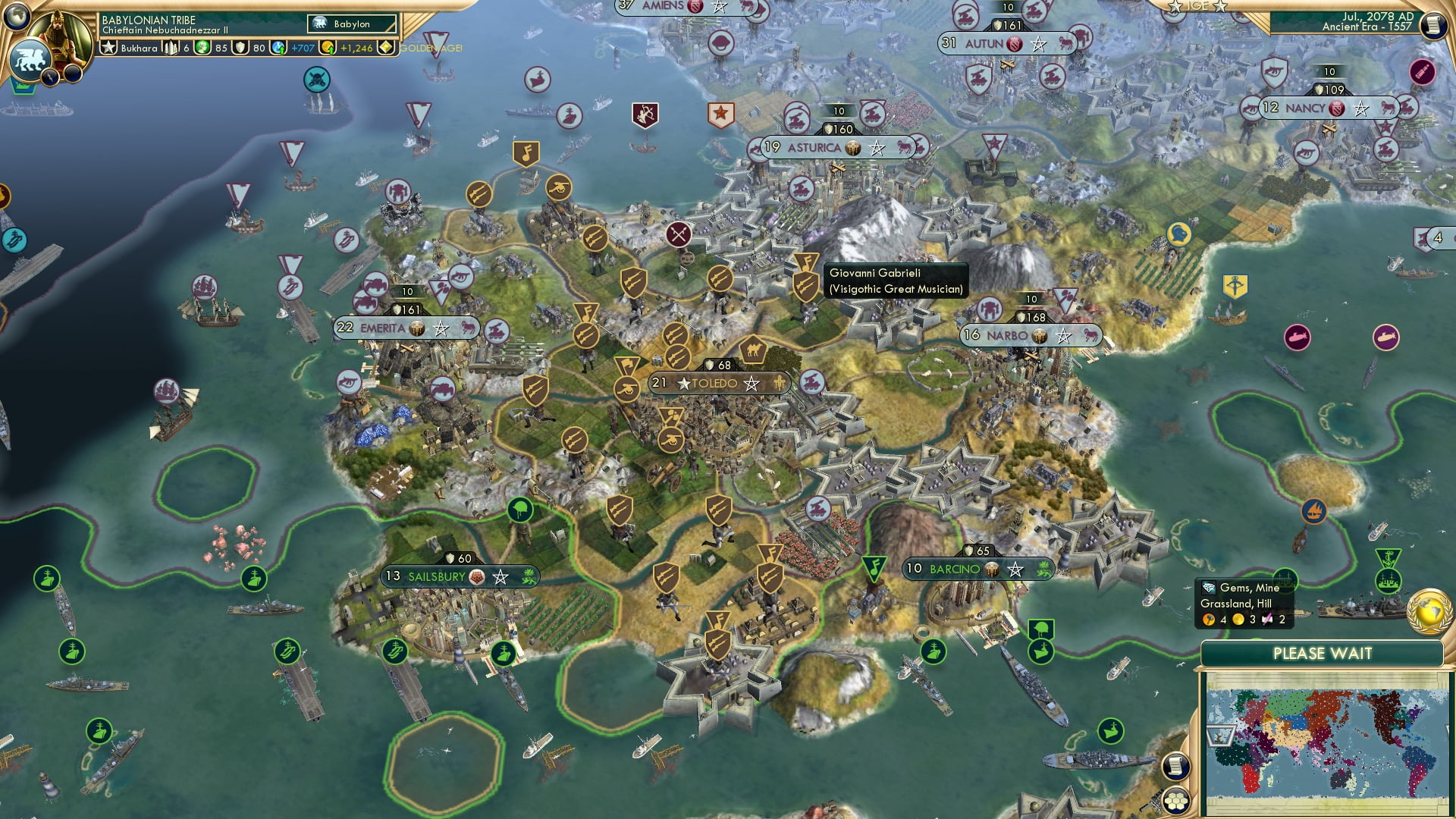 CBR In-Game Screenshot of Gloria