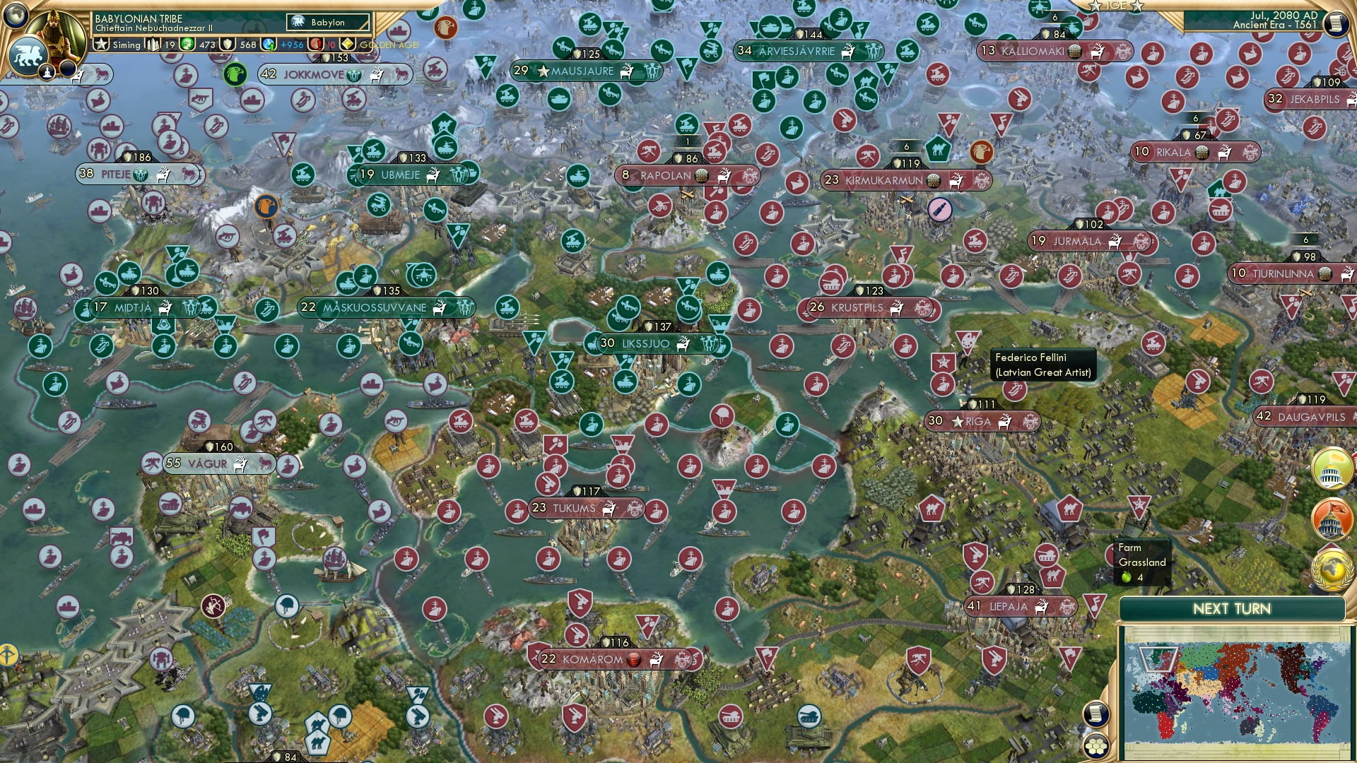 CBR In-Game Screenshot of No Vitelloni