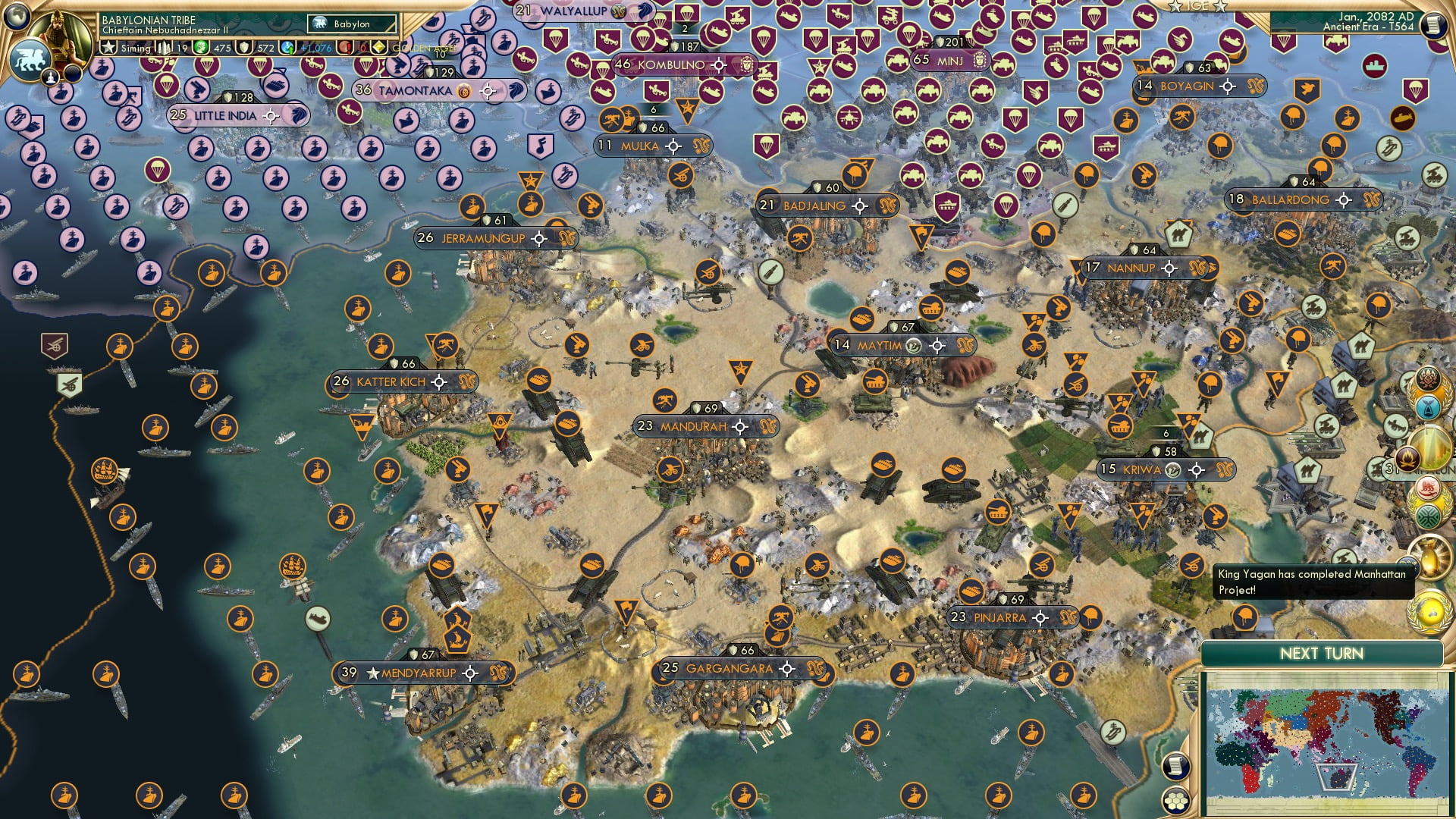 CBR In-Game Screenshot of A World in Flames