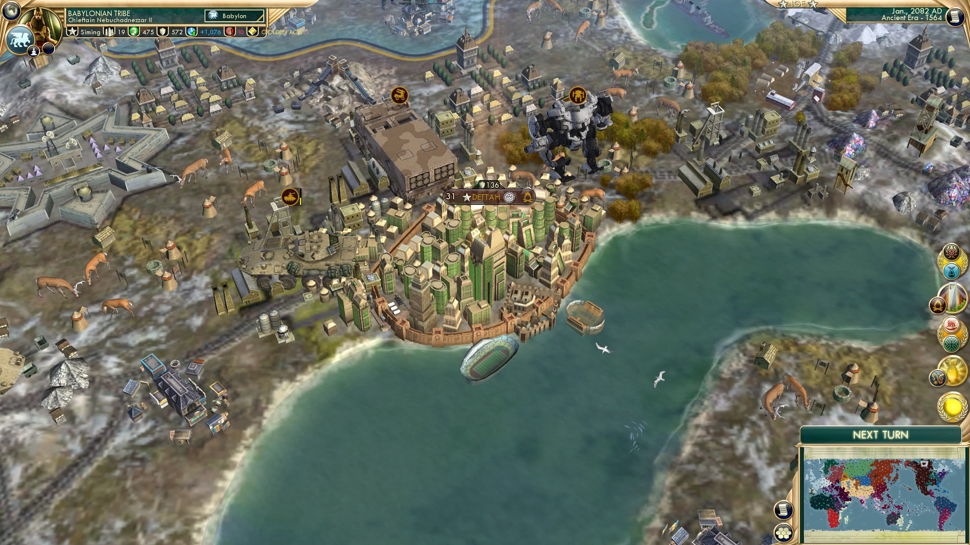 CBR In-Game Screenshot of They’ve built a second tower!