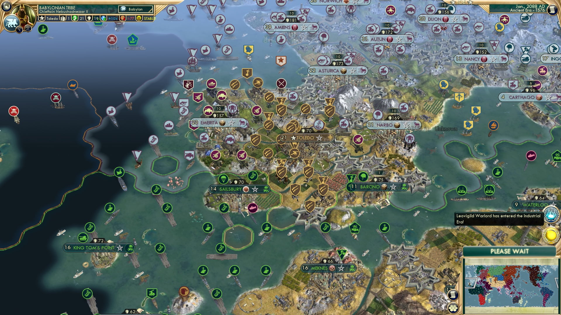 CBR In-Game Screenshot of A Red Letter Day (for the Visigoths)