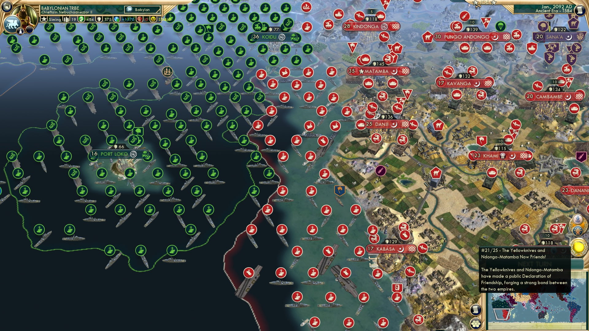 CBR In-Game Screenshot of Koido to Port Loco across the Decks of Destroyers