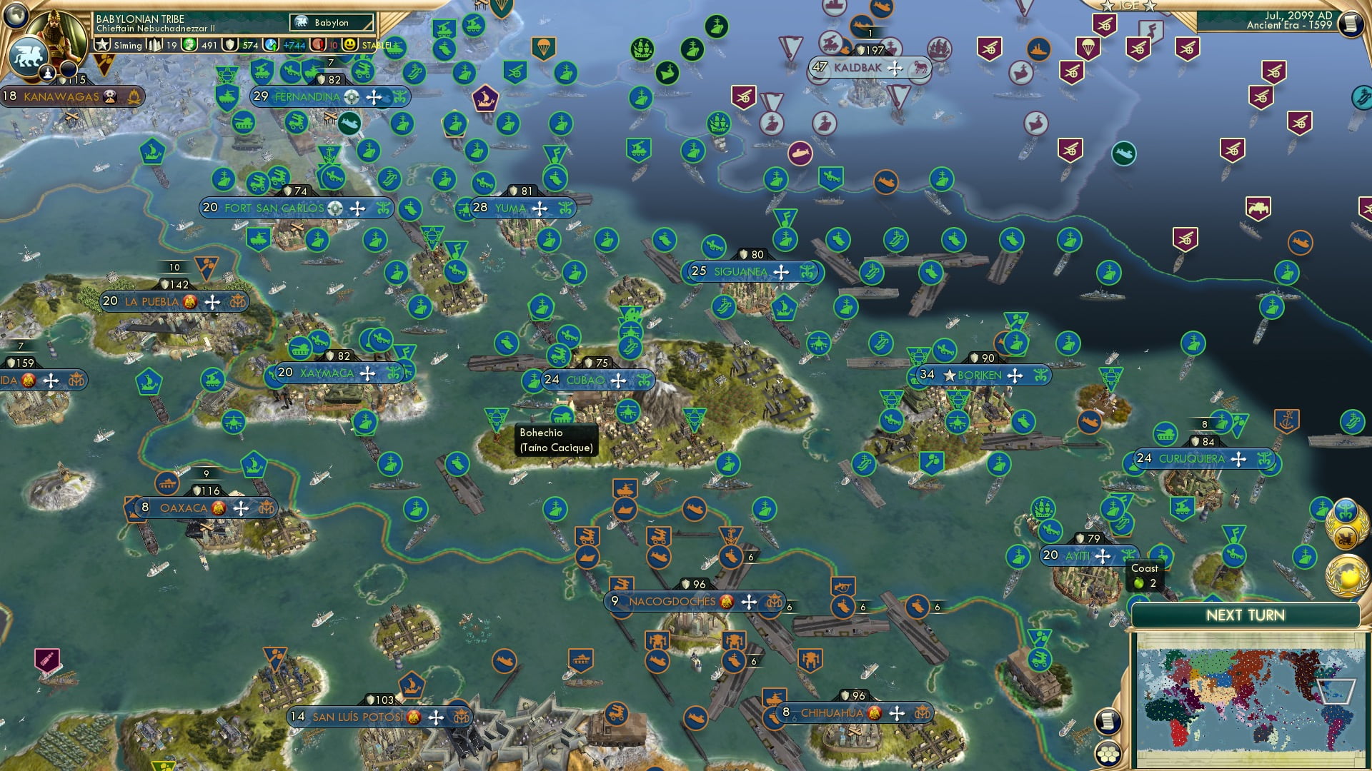 CBR In-Game Screenshot of Cacique and Destroy