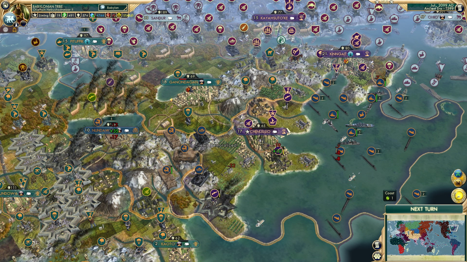 CBR In-Game Screenshot of Seamen enter the Waters of the Chenussy