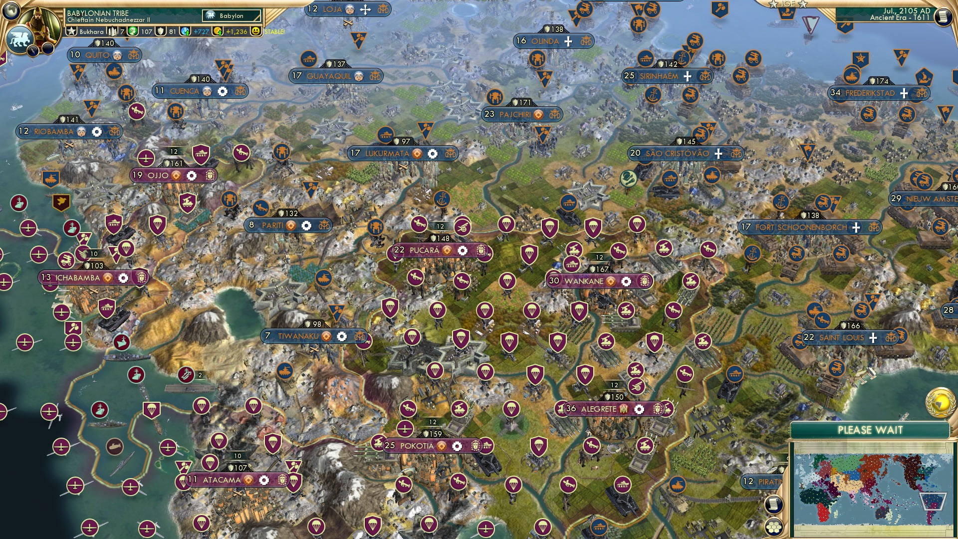 CBR In-Game Screenshot of Two-State South America