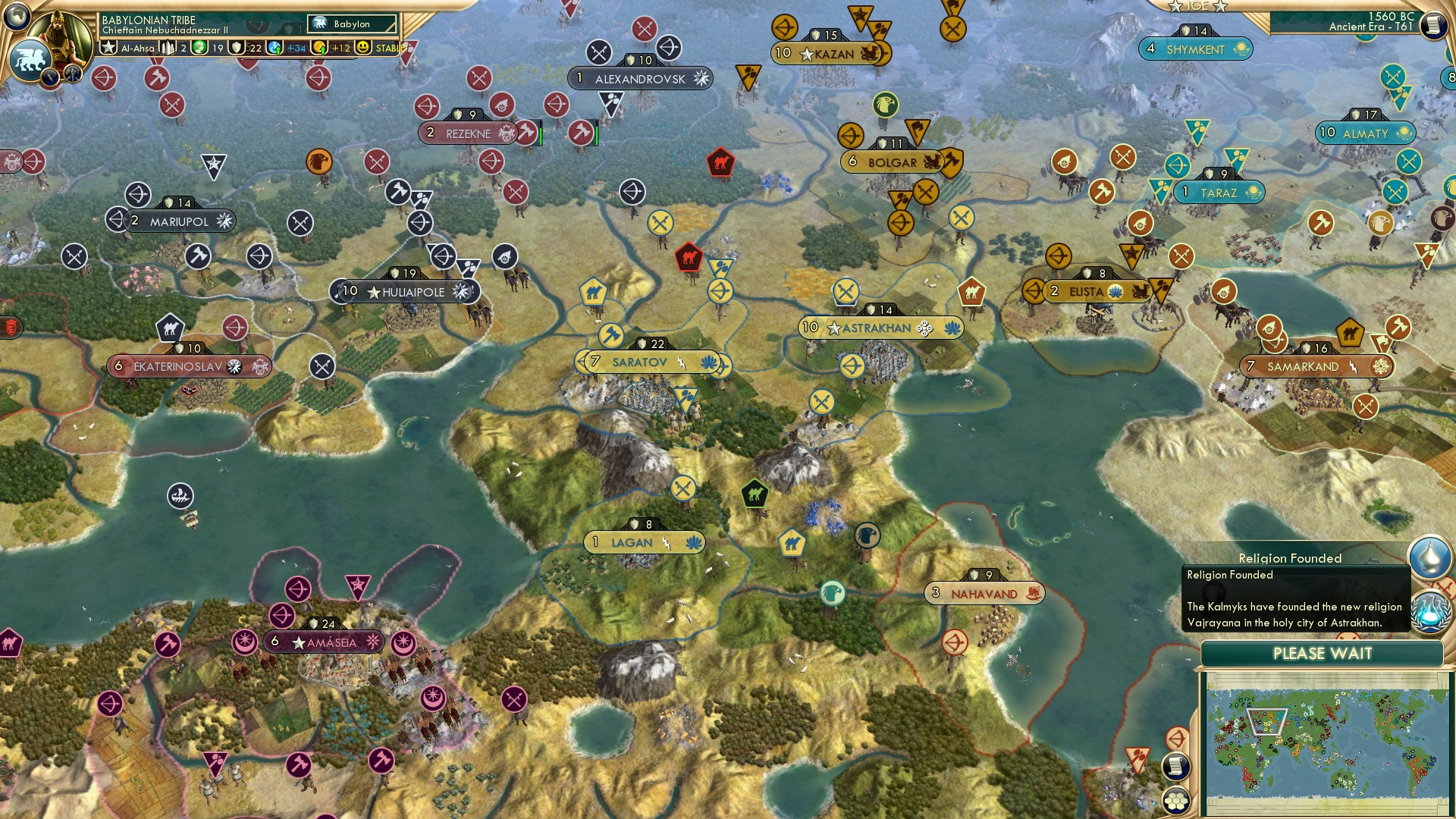 CBR In-Game Screenshot of Buddhist Mongols in Europe!