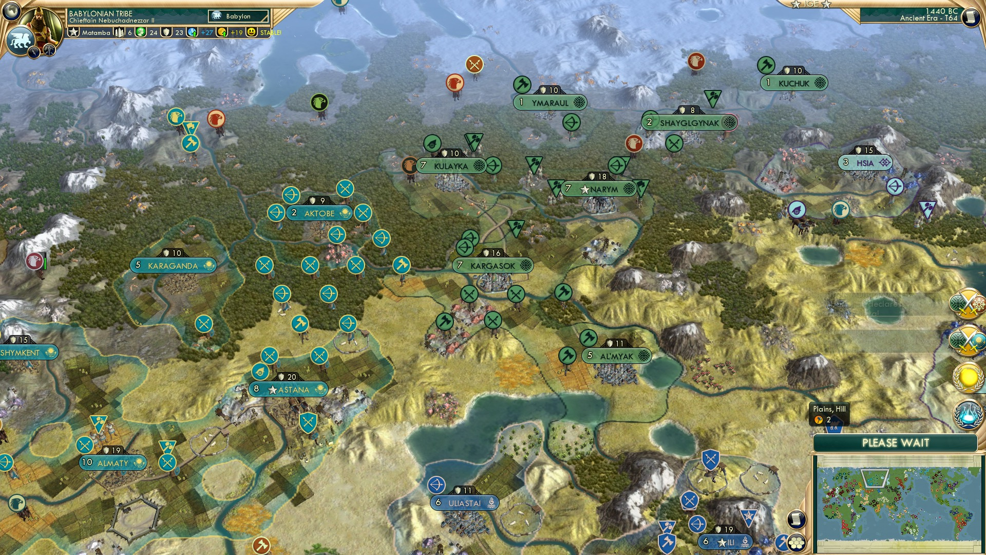 CBR In-Game Screenshot of Slap fight? More like steppe fight.