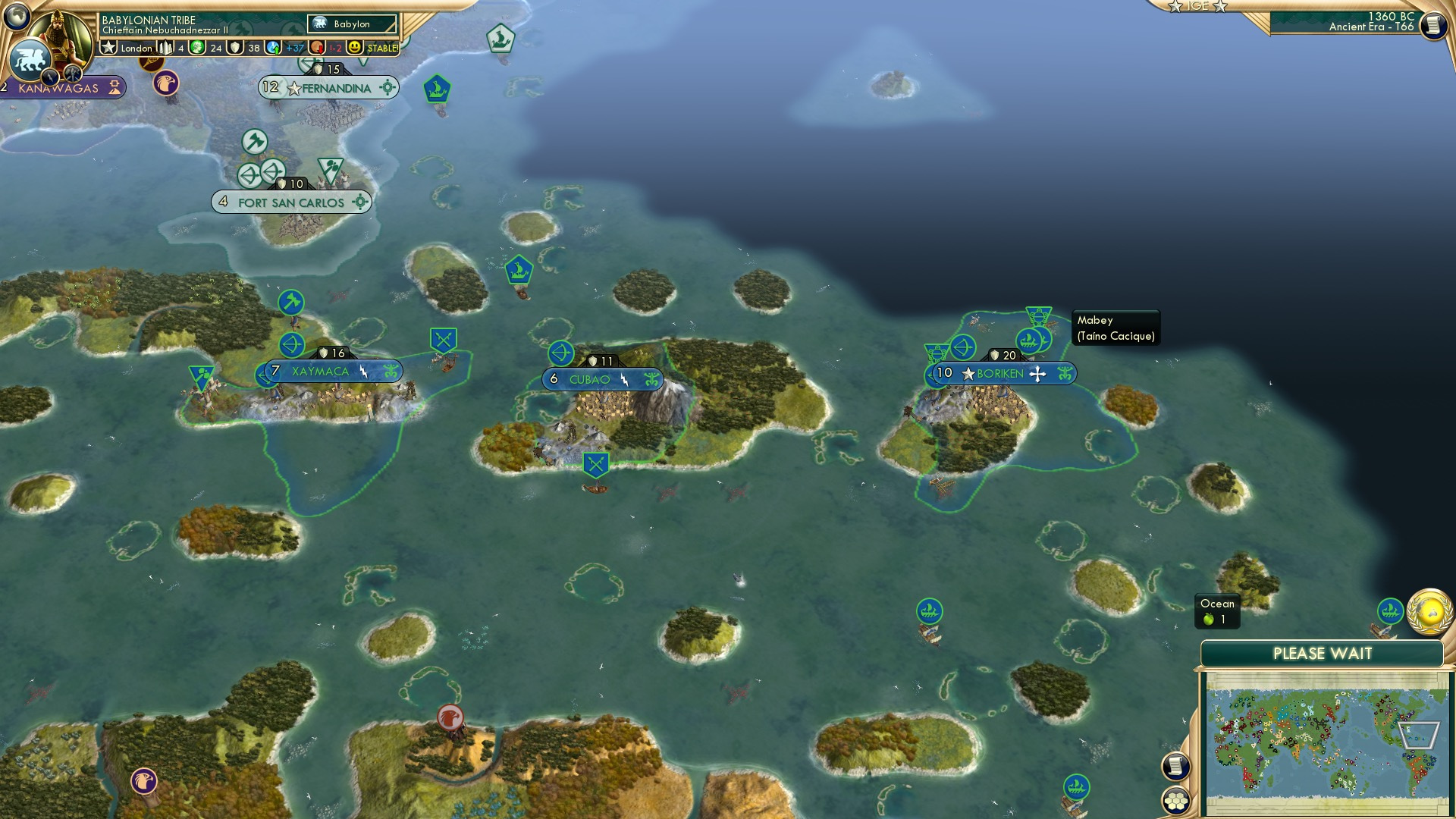 CBR In-Game Screenshot of Caribbean waves
