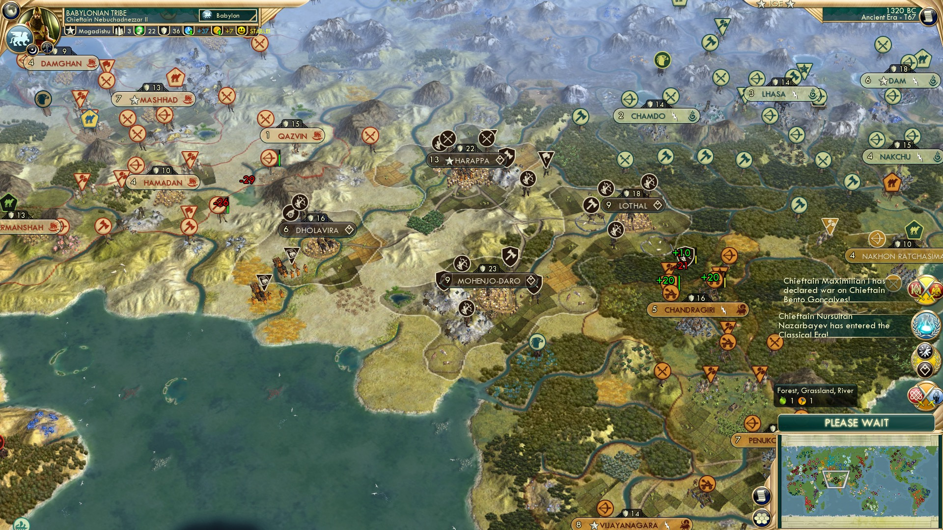 CBR In-Game Screenshot of Indus Valley Civilization