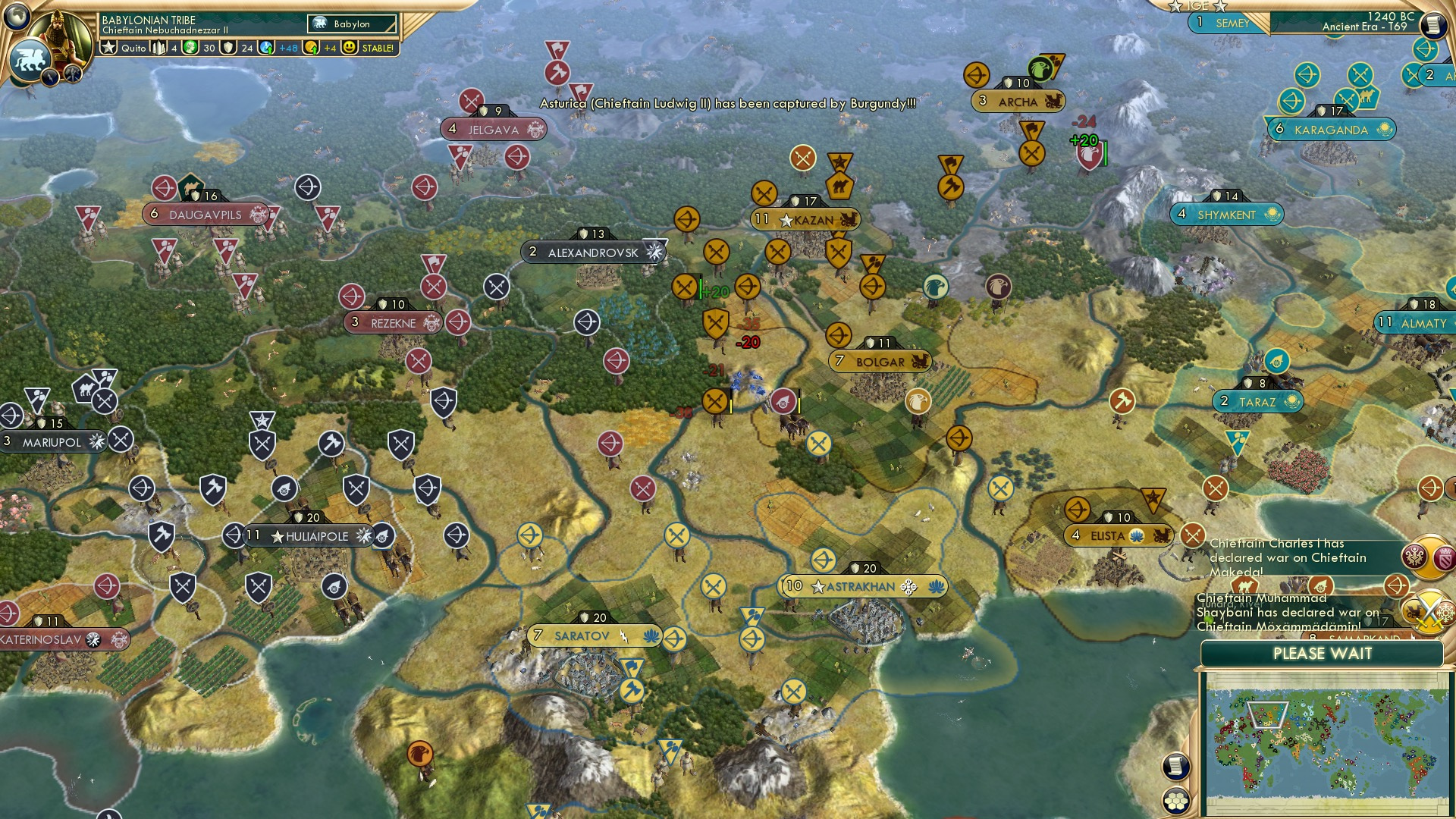 CBR In-Game Screenshot of Two-front War
