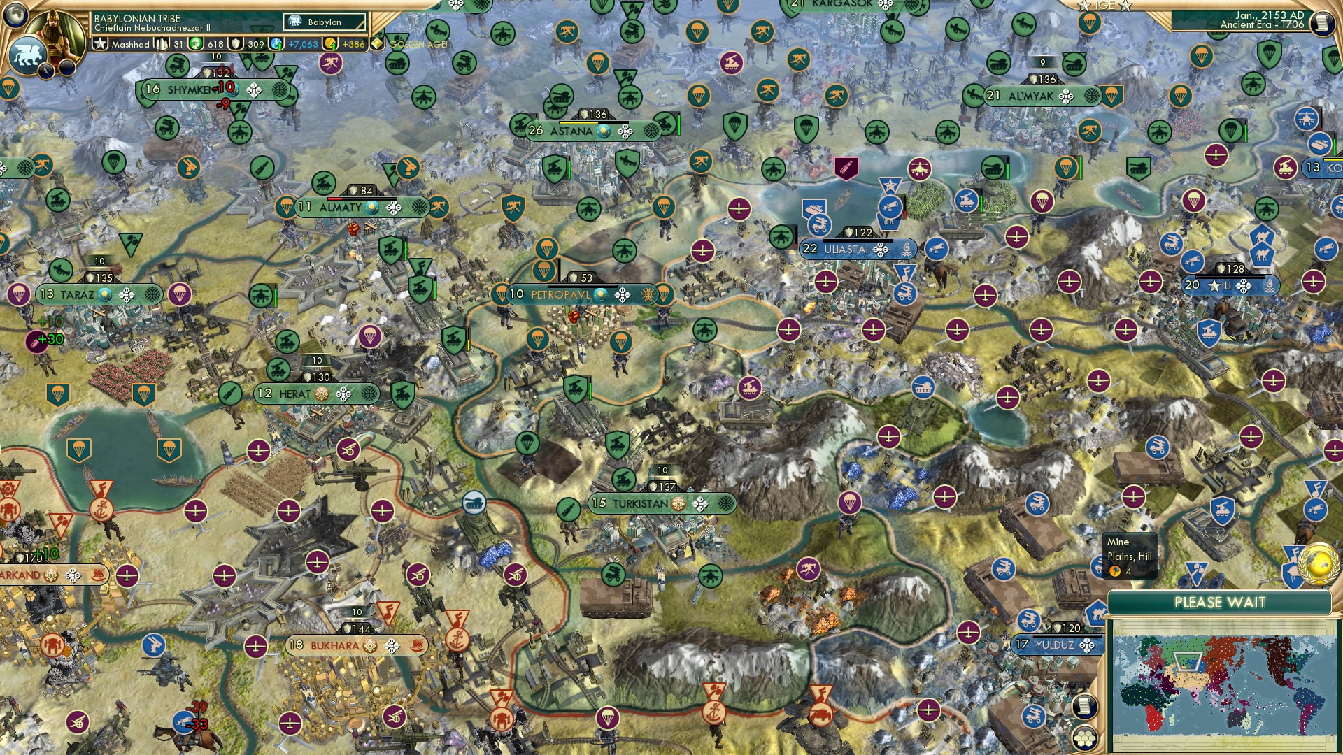 CBR In-Game Screenshot of Wait, you two were at war?